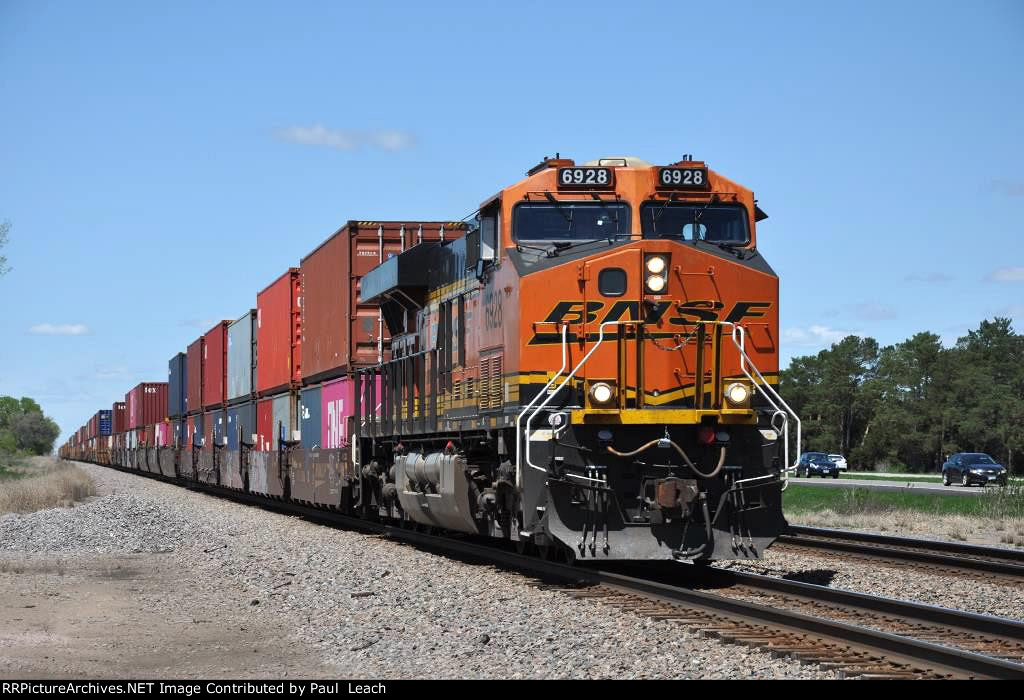 Eastbound stack train